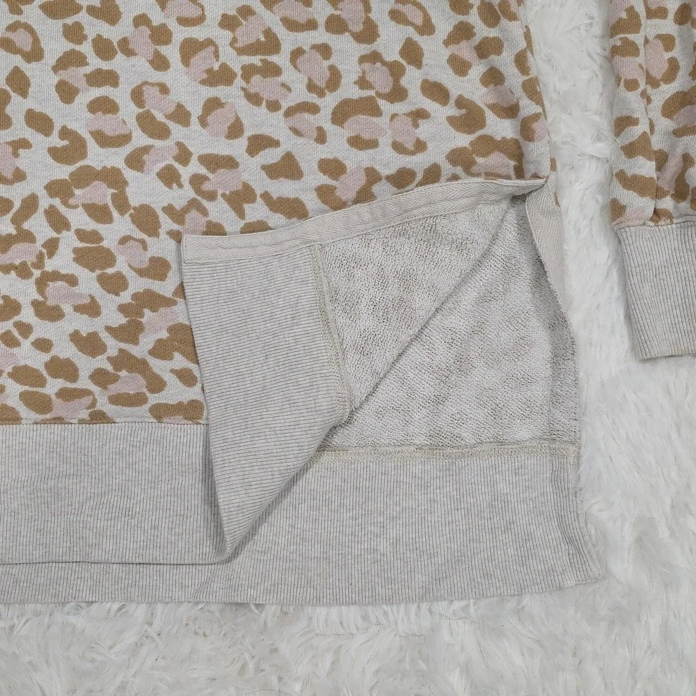 Aerie-Leopard Print Sweatshirt- Size S